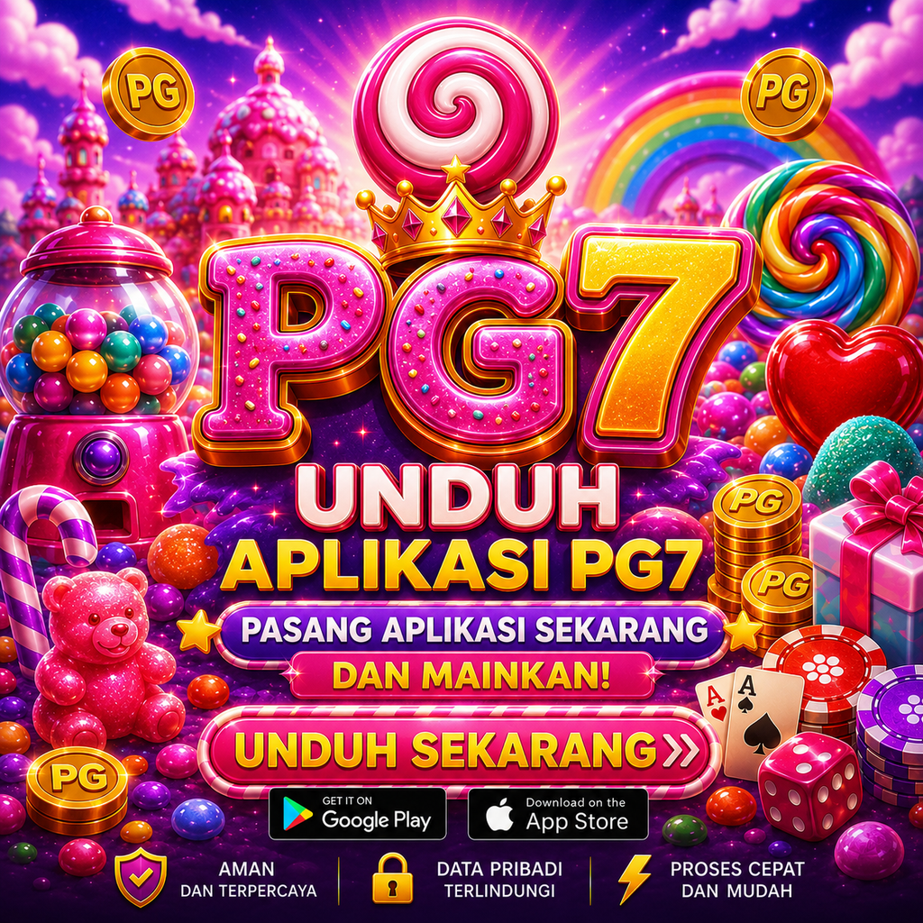 PG7 unduh aplikasi dengan tema Sweet Bonanza penuh permen warna-warni